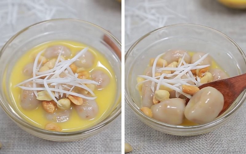 Thưởng thức chè trôi nước kiểu Thái 