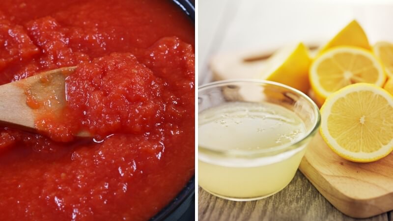 Cà chua và chanh có thể tẩy lông ria mép hiệu quả và nhanh chóng