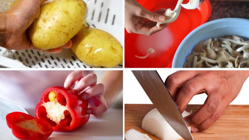 Sơ chế nguyên liệu