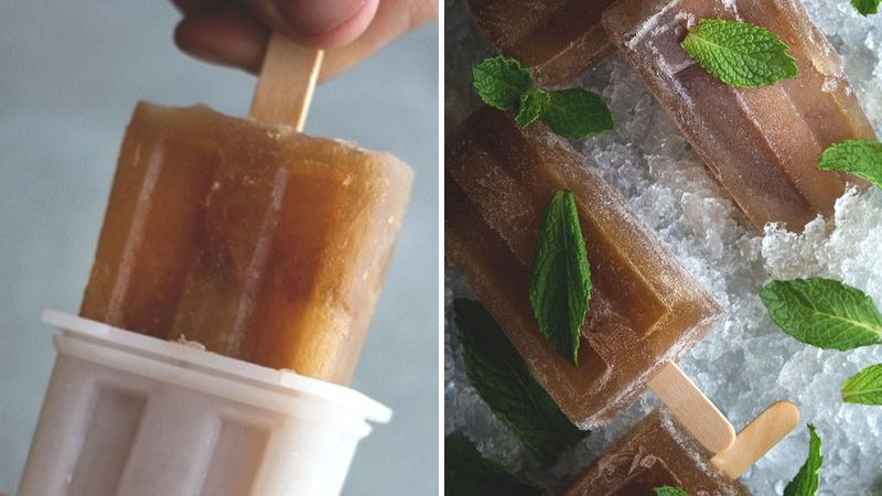 Kem rượu whiskey đường nâu mát lạnh